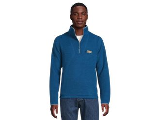 L.L.Bean Katahdin Fleece Pullover Regular Mens Clothing Dark Marine Blue : LG, Polyester/Fleece