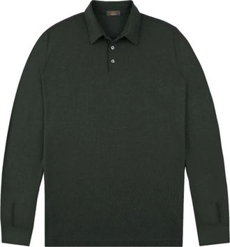 Zanone Ice Cotton Polo Shirt - Heren - Polos - Groen - 2XL - Katoen - Tops