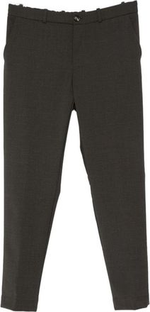Roberto Ricci Design Tailored Brown Trousers With Minimalist Design