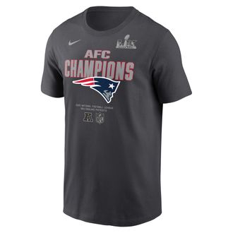Nike New England Patriots 2026 AFC Champions Roster Nike Mens NFL T-Shirt in Black | NP9906FF8K-M23