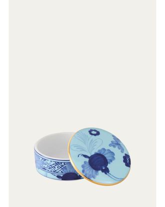 Ginori 1735 Iris Floral Porcelain Box