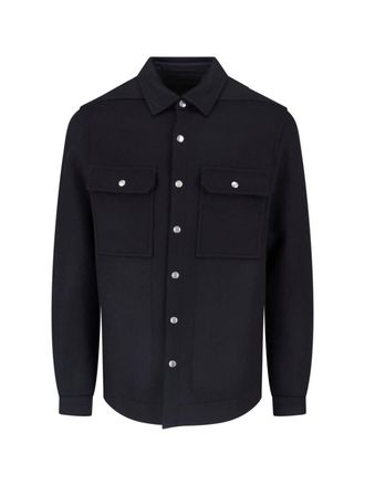 Rick Owens Giacca Camicia In Lana