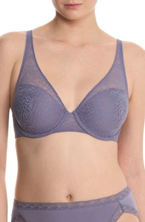 Natori Pretty Smooth Full Fit Smoothing T-Shirt Bra in Twilight Haze at Nordstrom, Size 36Ddd