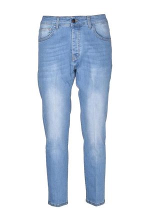 Bonheur Light Blue Tapered Denim Jeans