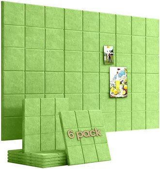 OEM Tablero De Fieltro, 6 Piezas, 3030 Cm, Adhesivos De Fieltro Para Pared, Adhesivos Fotogr&aacute;ficos Pared, Adhesivos Fondo Pared, Adhesivos Pared Diy
