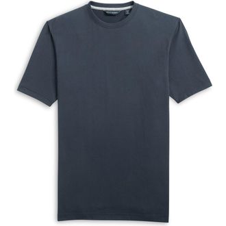 Scott Barber Liquid Pima Cotton T-Shirt in Midnight at Nordstrom, Size Xx-Large