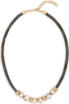 Saachi Glam Accent Collar Necklace in Grey at Nordstrom Rack