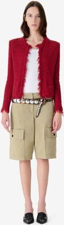 Iro Shavani Jacket in Lipstick Red at Nordstrom, Size 38 Eu
