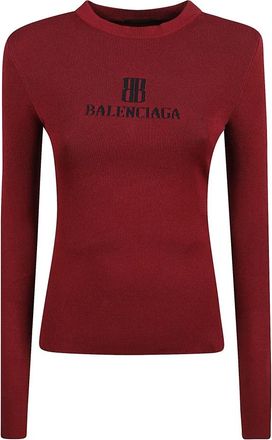 Balenciaga Dames, Truien, Rood, Maat: S Wol