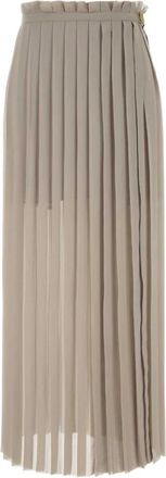 Ami Cappuccino Polyester Rok - Dames - Maxi Rokken - Beige - S - Polyester - Rokken
