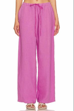 Nation Ltd Lucia Wide Leg Pant In Rosebud