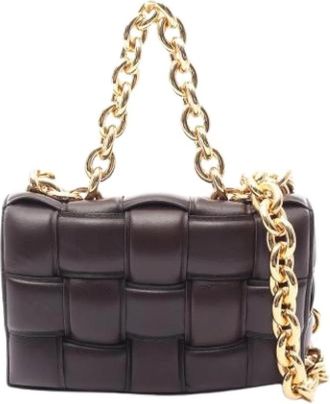 Bottega Veneta Pre-owned Cassette Bag - Dames - Vintage Schoudertas - Bruin - ONE Size - Leer - Vintage
