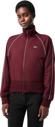 Lacoste Sportief trainingsjack met doorlopende rits voor dames (Zinfandel)