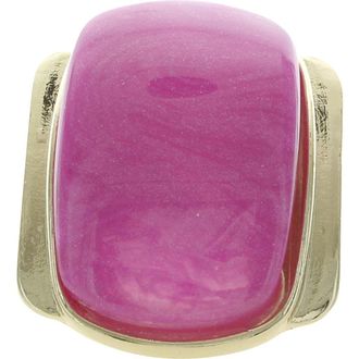 Olivia Welles Candy Cocktail Ring in Gold /Fuchsia at Nordstrom Rack