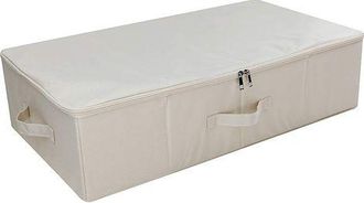 OEM Contenedor De Almacenamiento Debajo De La Cama Para Ropa, Edredones Y Almohadas, Color Beige