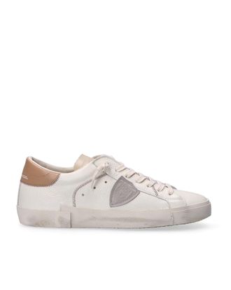 Philippe Model Prx Low MenS Sneakers Milk Deer Calf Mud