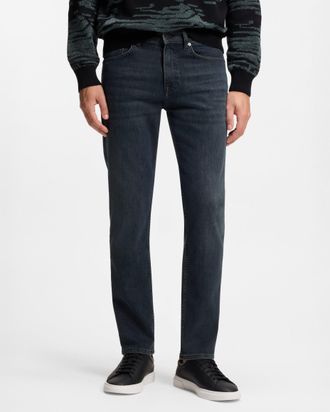 Boss Orange by Hugo Boss Mens ReMaine Jeans in Dark Grey Cotton - Size 36W/30L