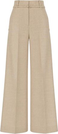 Paul & Shark Pantalones anchos - Trousers - Mujer - Beige - 2XS