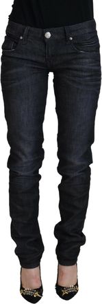 Acht Cotton Low Waist Slim Fit Women Casual blue Womens Jeans