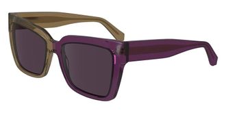 Calvin Klein Purple Butterfly Ladies Sunglasses CKJ24606S 208 54
