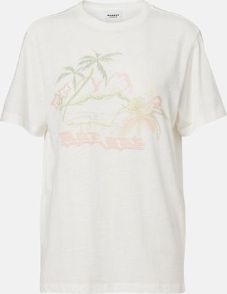 Isabel Marant T-shirt Zewel in cotone con stampa
