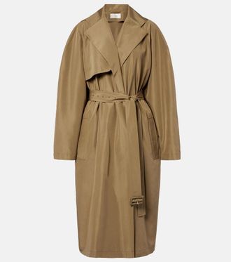 The Row Amapola silk trench coat