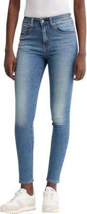 Levi's 721 High Rise Skinny - Dames - Skinny Jeans - Blauw - W25 L30 - Katoen - Jeans