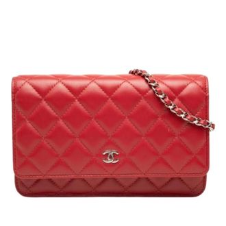 Chanel Pre-owned Vintage Shoulder Bag - Dames - Pre-owned - Rood - Maat: ONE Size Leer