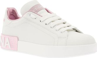 Dolce & Gabbana Womens Sneakers Portofino White Leather Trainers