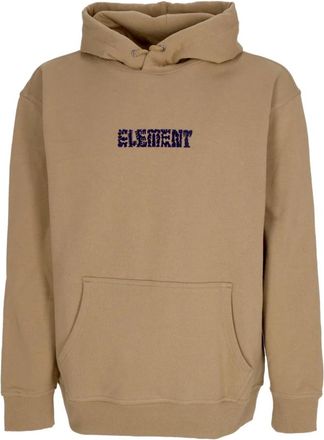 Element Cipher Lichtgewicht Hoodie Khaki - Heren - Hoodies - Bruin - L - Katoen - Hoodies & sweatvesten