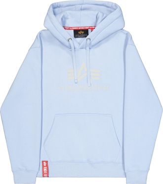 Alpha Industries Hoodie ALPHA INDUSTRIES Basic Hoodie BL, Herren, Gr. XXL, artic blau, Obermaterial: 80% Baumwolle, 20% Polyester, regular fit, Sweatshirts Hoodie