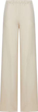 Max Mara LINEN AND SILK TROUSERS - Max Mara - Woman