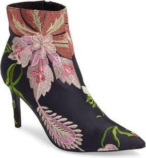 Topshop Mimosa Pointy Toe Bootie in Navy Multi at Nordstrom Rack, Size 9.5Us / 40Eu