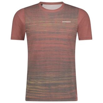 SHIMANO Spazio Short Sleeves Jersey Printed Velotrikot - Unisex | braun