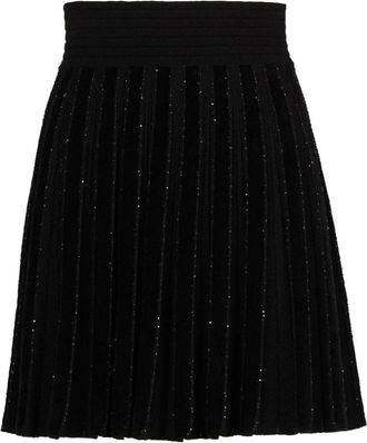 Balmain Mujer, Faldas, Negro, Talla: XS