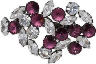 Krizia gemstone adorned brooch - Zilver