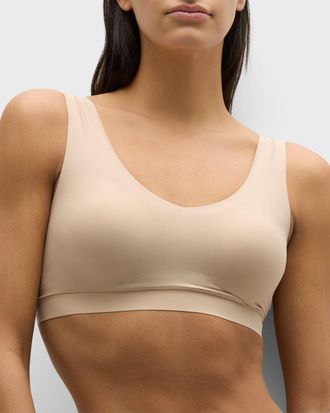 Chantelle Soft Stretch Padded Crop Top Soft Bra