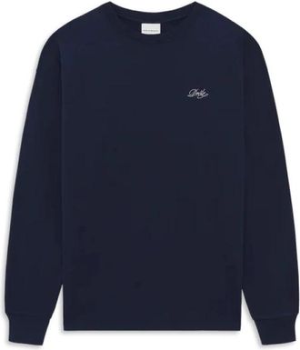 Dr&ocirc;le de Monsieur Belissima Long Sleeve T-shirt - Heren - Longsleeves - Blauw - L - Katoen - Tops