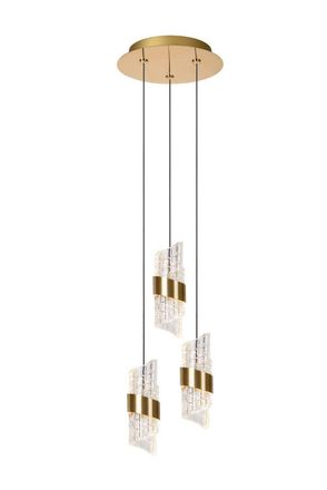 Lucide KLIGANDE Dimmable Adjustable Height Indoor Stylish LED Pendant Light in Yellow
