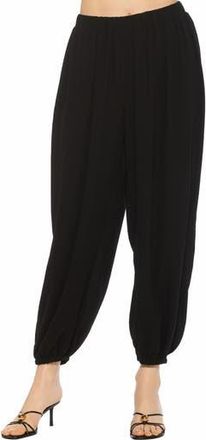 Alexia Admor Silas Draped Balloon Pants in Black at Nordstrom Rack, Size X-Large