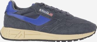 Autry Mens Sneakers Reelwind Low Navy Leather Trainers
