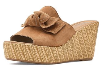 Spring Step Ellyn-Woven Womens Wedge Shoes Tan Suede : EU 41 (US Womens 9.5-10) M