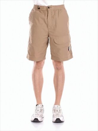 C.P. Company Mid-Thigh Length Relaxed Fit Shorts With Functional Pockets