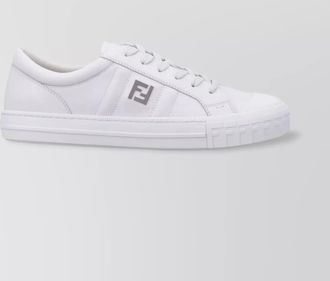 Fendi leather domino low-top sneakers