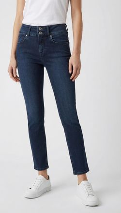 Pepe Jeans London Slim-fit-Jeans PEPE JEANS GEN PUSH UP, Damen, Gr. 26, L&auml;nge 30, dunkelblau, Denim/Jeans, Obermaterial: 84% Baumwolle, 15% Polyester, 1% Elasthan, slim