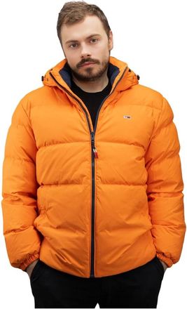 Tommy Hilfiger Puffer Jacket - Heren - Winterjassen - Oranje - XL - Jassen