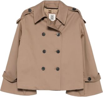 By Malene Birger Alisandra legerjack met dubbele rij knopen - Bruin