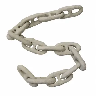 Creative Co-op Handmade Paper Mache Chain In Beige