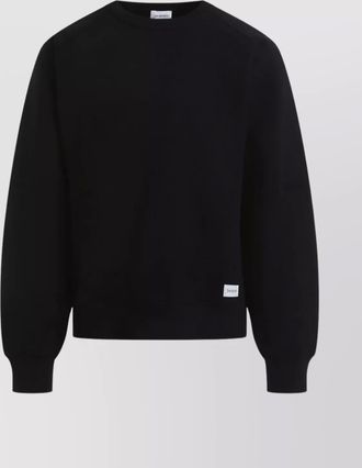Saint Laurent cotton oversized crewneck sweatshirt