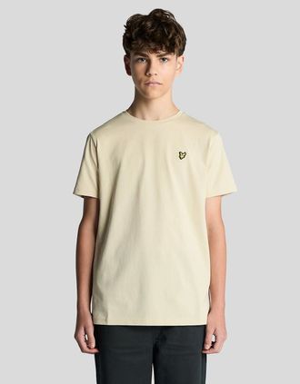 Lyle & Scott Lyle And Scott Mens Cotton Crew Neck T-Shirt - Tan - Size: 15/16 y